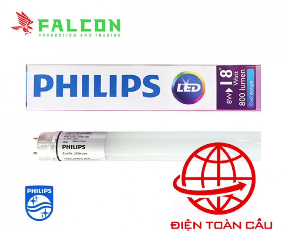 Bóng Led Tuyp Ecofit T5 8W Philips