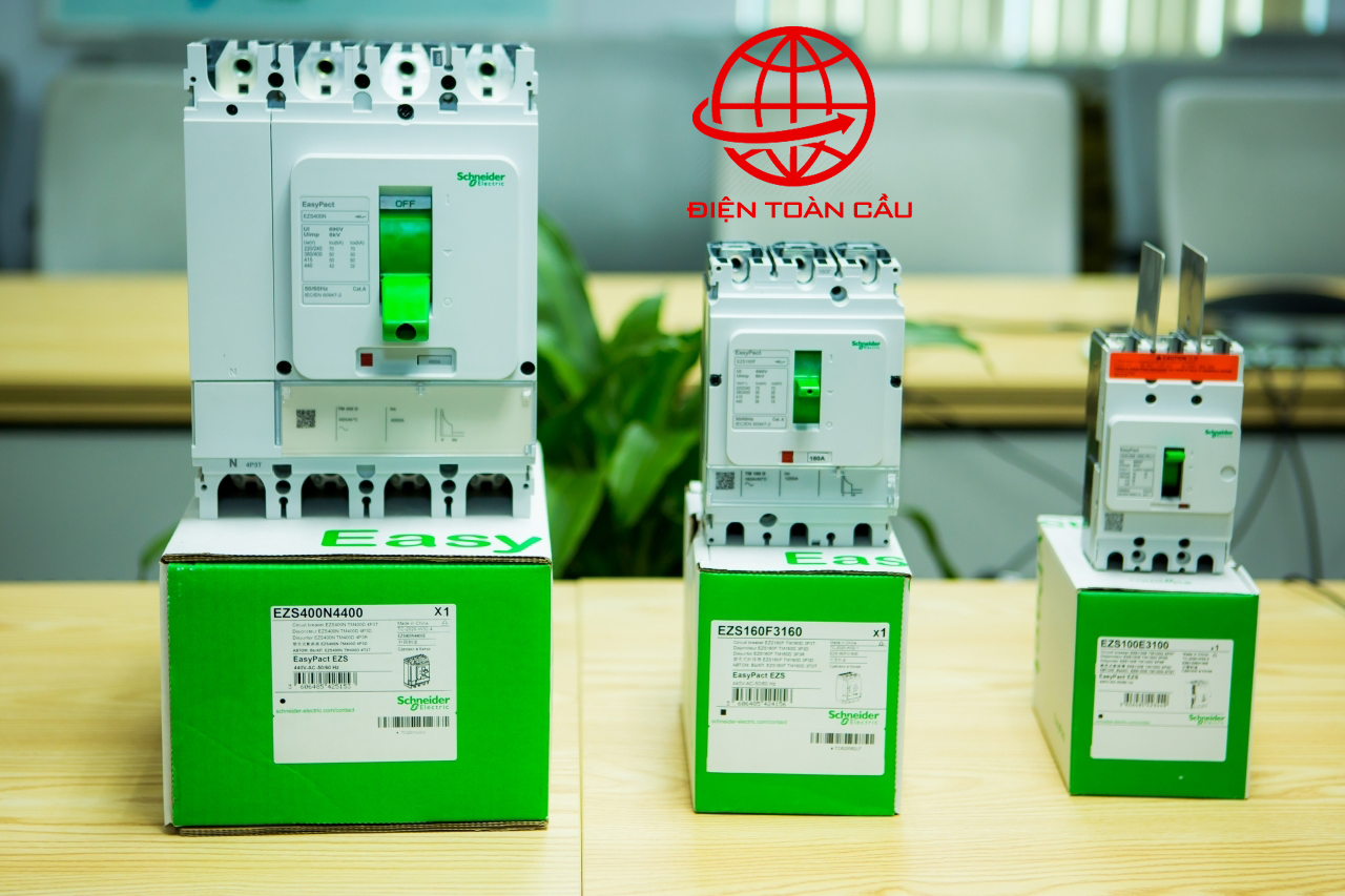 Aptomat khối cầu dao tự động Aptomat MCCB Schneider chính hãng