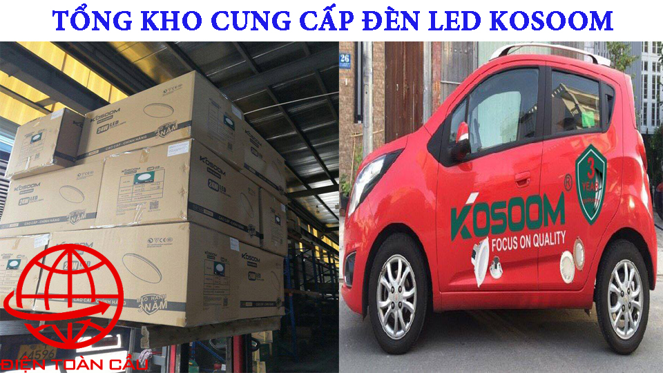 Cửa hàng bán đèn led Kosoom Nhà phân phối đèn led Kosoom