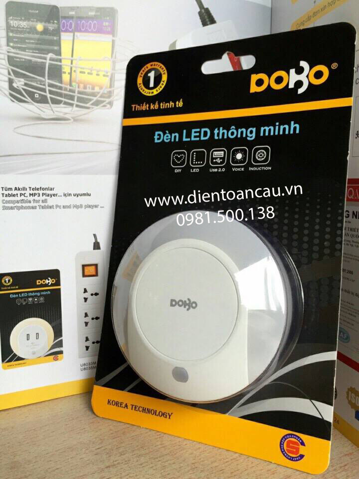 ĐÈN NGỦ CẢM BIÊN ÁNH SÁNG THÔNG MINH
