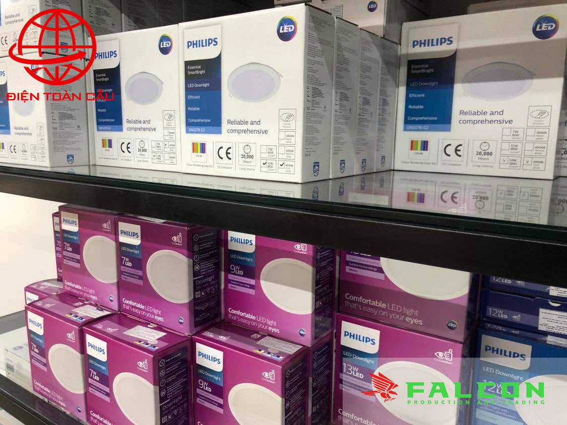 den-am-tran-philips-7w-1 đèn âm trần philips 7w