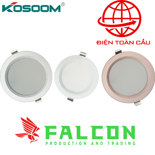 đèn led âm trần kosoom bảo hành 3 năm