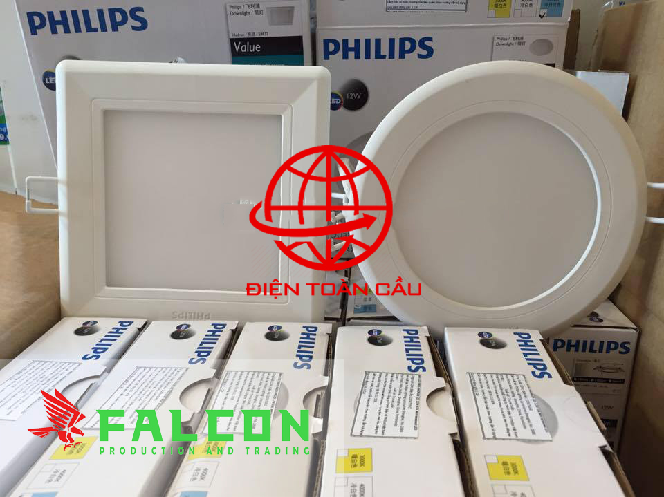 nhà phân phối bóng đèn led philips Bóng đèn led âm trần Philips
