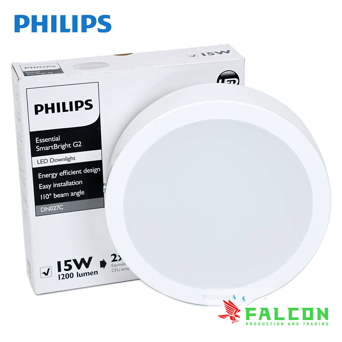 đèn ốp trần philips DN027C 11W