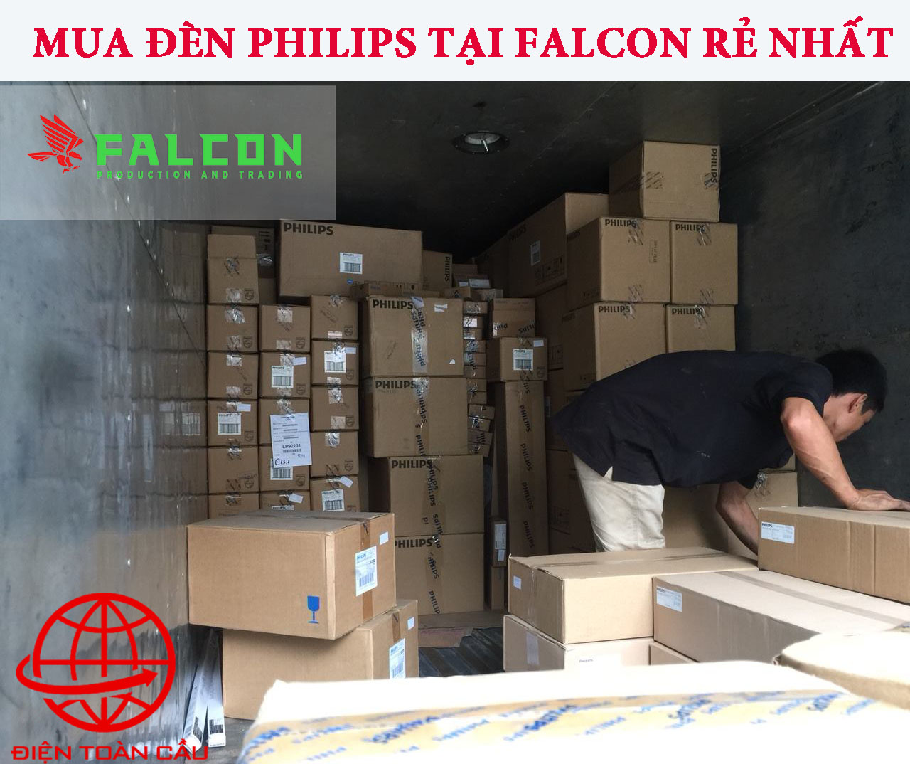 đại lý phân phối đèn led philips