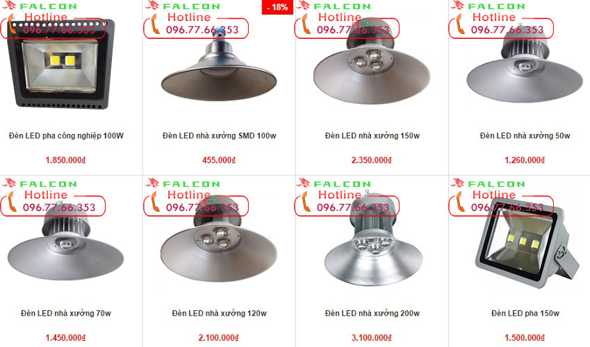 den-led-cong-nghiep-100w đèn led công nghiệp cao cấp