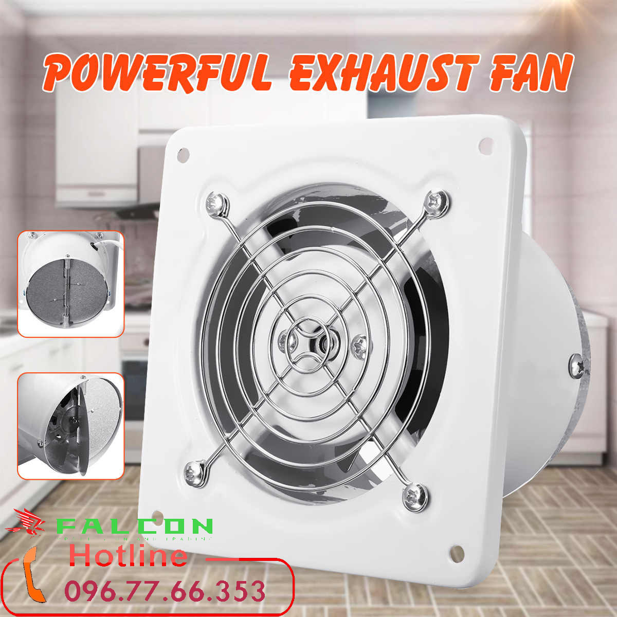 quạt hút gắn tường nhập khẩu