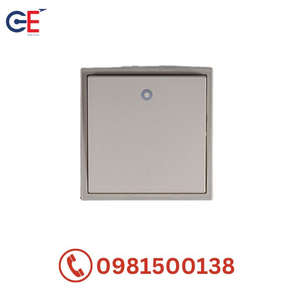Bộ 1 công tắc 20A 2 cực Simon V8 2 chiều có đèn LED