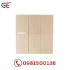 Bộ 3 công tắc Edenki Elegant Golden 2 chiều EE-203-G
