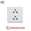 Bộ ổ cắm đôi 3 chấu Simon S6