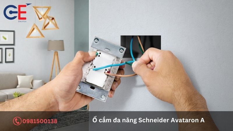 Cách lắp đặt ổ cắm đa năng Schneider Avataron A