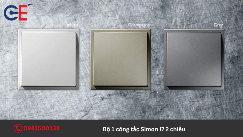 Đặc điểm của bộ 1 công tắc Simon I7 2 chiều