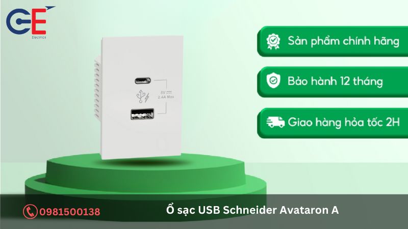 Địa chỉ cung cấp ổ sạc USB Schneider Avataron A?