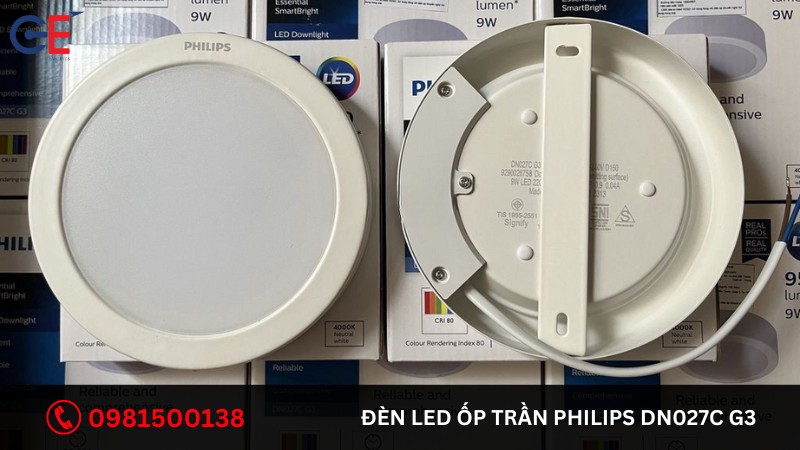 Mua đèn Led ốp trần Philips DN027C G3 chính hãng