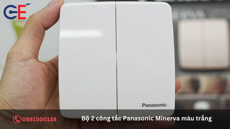 Ưu điểm của bộ 2 công tắc Panasonic Minerva màu trắng
