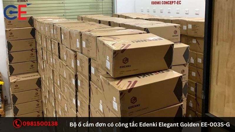 Ứng dụng của bộ ổ cắm đơn có công tắc Edenki Elegant Golden EE-003S-G