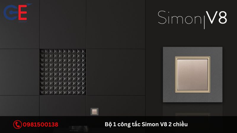 Ưu điểm của bộ 1 công tắc Simon V8 2 chiều