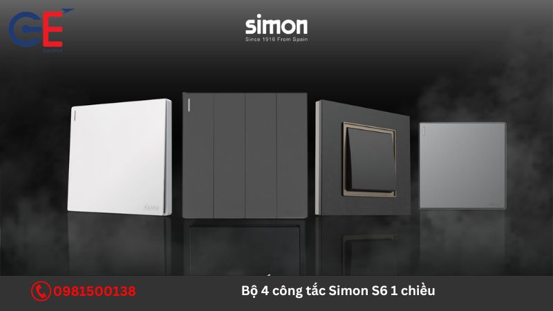 Ưu điểm của bộ 4 công tắc Simon S6 2 chiều