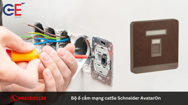 Ưu điểm của bộ ổ cắm mạng cat5e Schneider AvatarOn