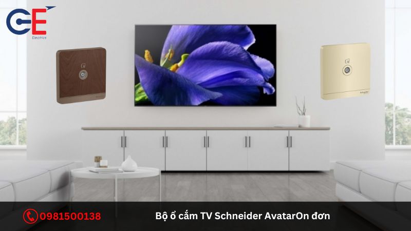 Ưu điểm của bộ ổ cắm TV Schneider AvatarOn đơn