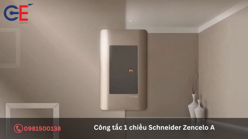 Ưu điểm của công tắc 1 chiều Schneider Zencelo A
