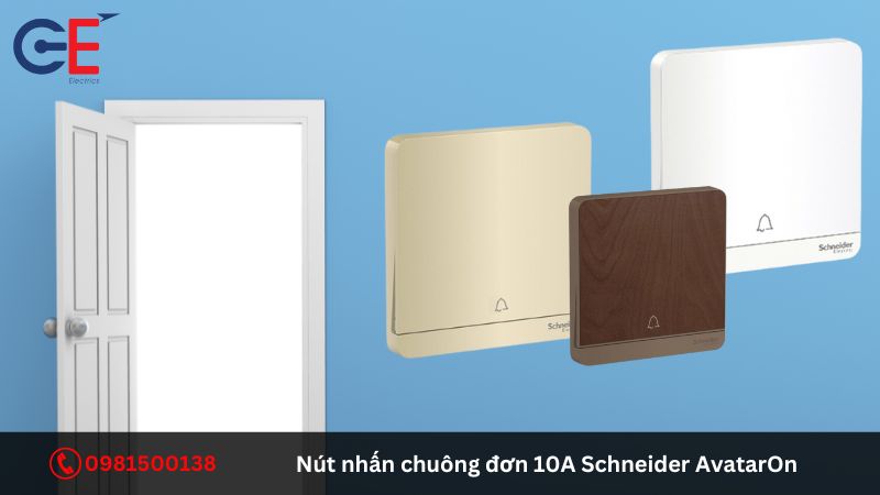 Ưu điểm của nút nhấn chuông đơn 10A Schneider AvatarOn