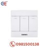 Bộ 3 công tắc Edenki Concept 1 chiều EC-103
