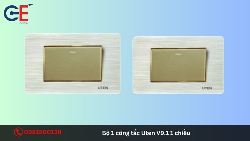 Đặc điểm của bộ 1 công tắc Uten V9.1 1 chiều