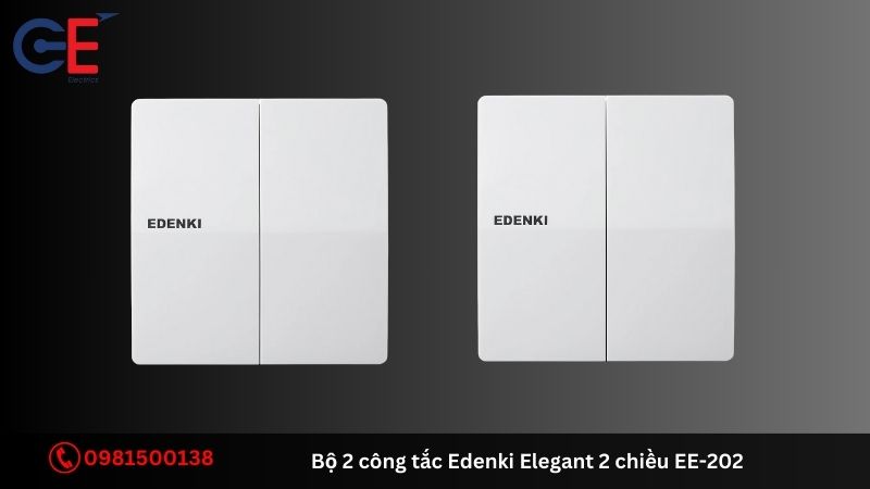Đặc điểm của bộ 2 công tắc Edenki Elegant 2 chiều EE-202
