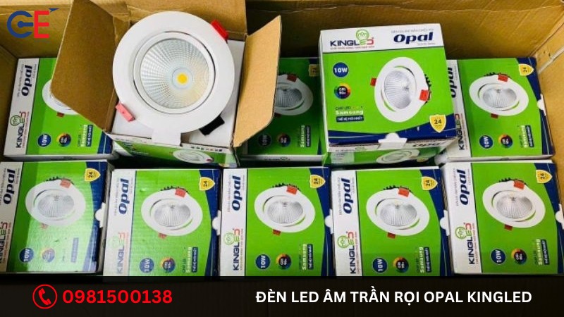Đặc điểm của đèn Led âm trần rọi Opal KingLED