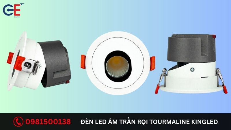 Đặc điểm của đèn Led âm trần rọi Tourmaline KingLed