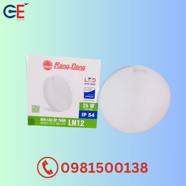 Đèn Led ốp trần LN12N Rạng Đông 24W Đèn Led ốp trần LN12N Rạng Đông 24W