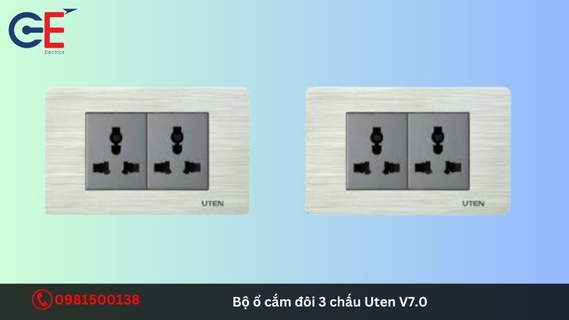 Tính năng của bộ ổ cắm đôi ba chấu uten V7.0