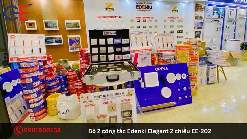 Ứng dụng của bộ 2 công tắc Edenki Elegant 2 chiều EE-202