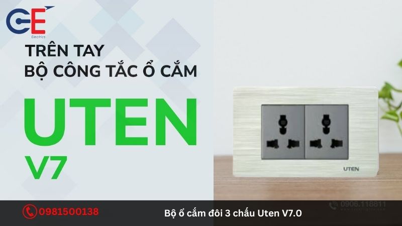 Ứng dụng của bộ ổ cắm đôi ba chấu uten V7.0
