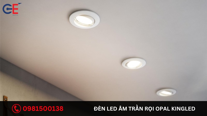 Ứng dụng của đèn Led âm trần rọi Opal KingLED