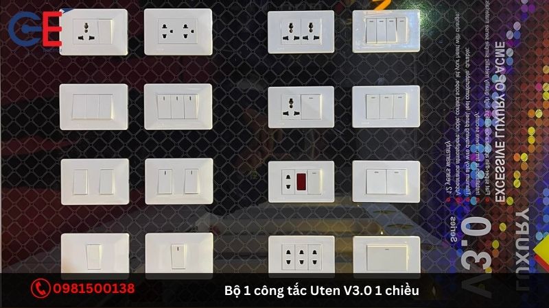 Ưu điểm của bộ 1 công tắc Uten V3.0 1 chiều