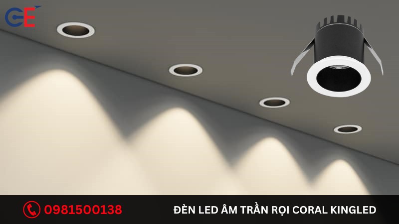 Ưu điểm của đèn Led âm trần rọi Coral KingLed