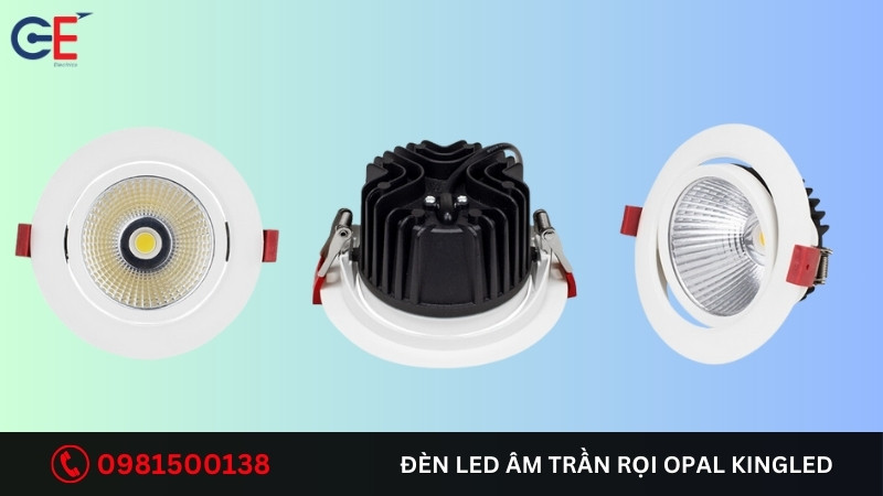Ưu điểm của đèn Led âm trần rọi Opal KingLED