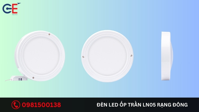 Ưu điểm của đèn Led ốp trần LN05 Rạng Đông