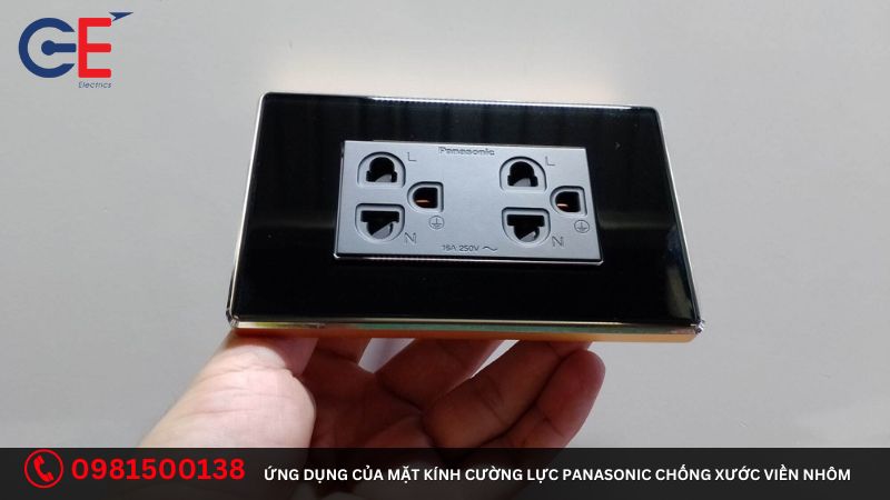 Ứng dụng của mặt kính cường lực Panasonic chống xước viền nhôm