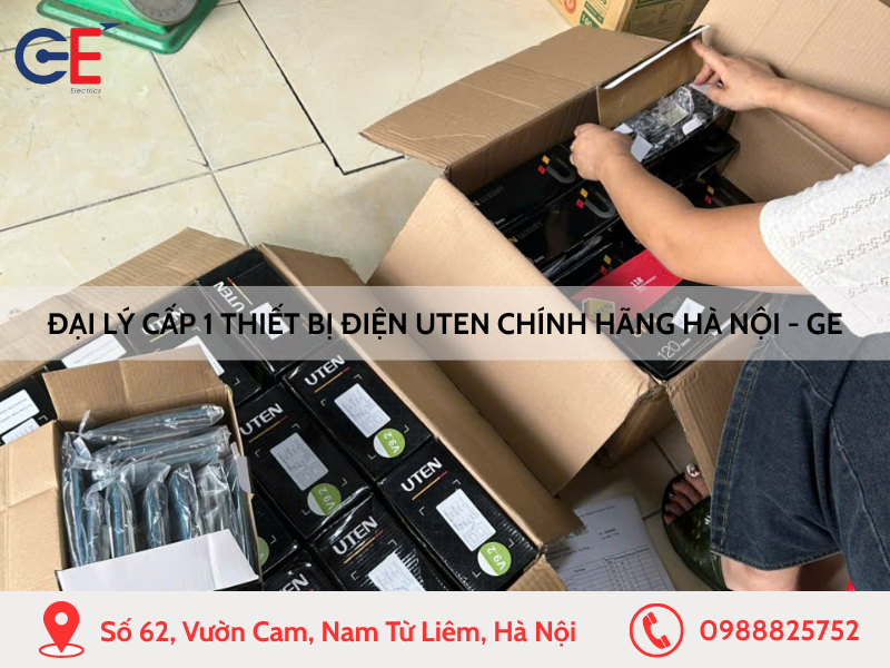 Đại lý cấp 1 thiết bị điện Uten chính hãng Hà Nội - GE Electrics