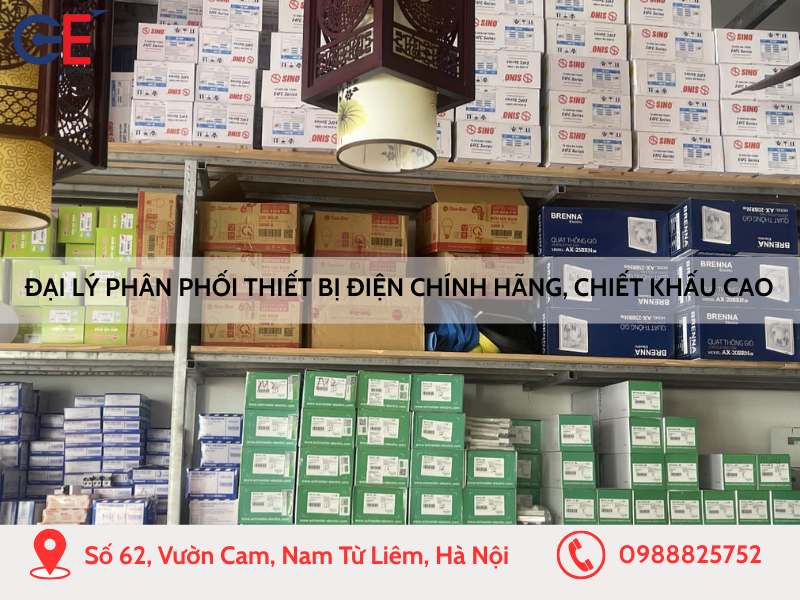 Đại lý phân phối thiết bị điện chính hãng, chiết khấu cao