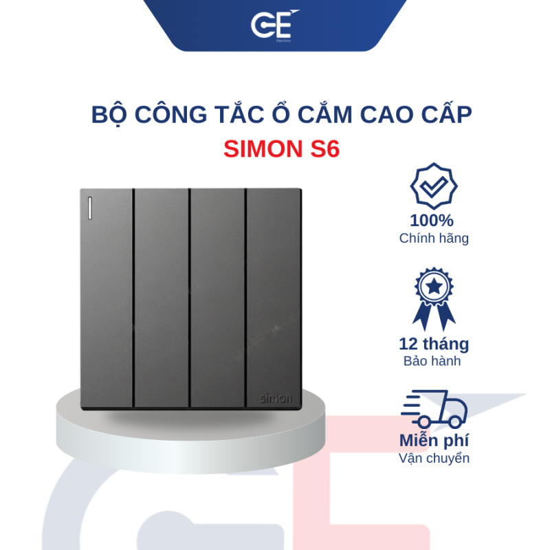 Giới thiệu về công tắc ổ cắm Simon S6