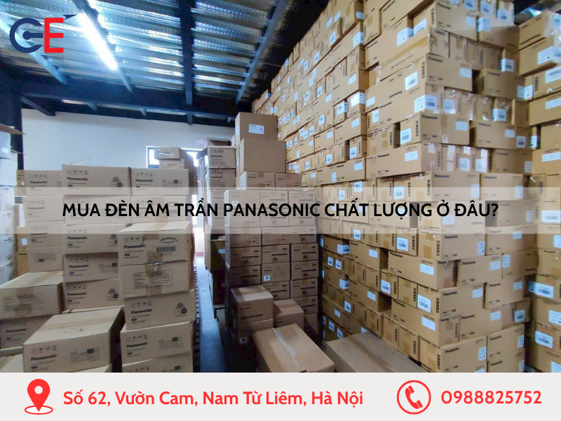 Mua đèn âm trần Panasonic uy tín ở đâu