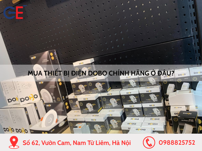 Mua thiết bị điện Dobo chính hãng ở đâu