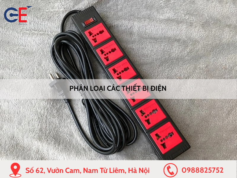 Phân loại thiết bị điện