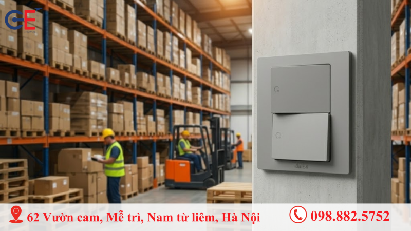 Mua bộ công tắc đôi 1 chiều chính hãng tại GE 
