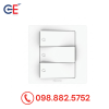 Bộ công tắc ba 1 chiều Simon S5 màu trắng
