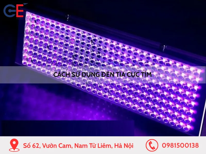 Cách sử dụng đèn tia cực tím